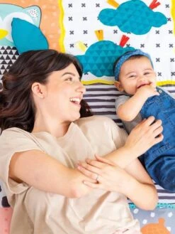 Tapis De Jeu Multi Activités Sensoriel Géant Infantino Vert - Infantino -Promos Jouets Boutique tapis de jeu multi activites sensoriel geant infantino 3