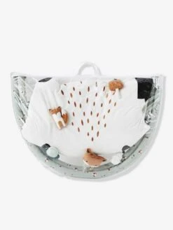 Tapis D'éveil Avec Arche Renard Vert Gris - Vertbaudet -Promos Jouets Boutique tapis deveil avec arche renard 3