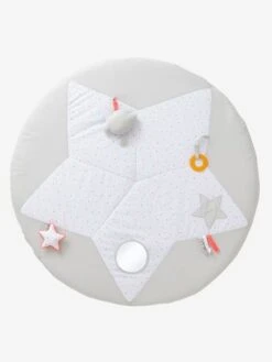 Tapis D'éveil Pluie D'étoiles Blanc Imprimé - Vertbaudet -Promos Jouets Boutique tapis deveil pluie detoiles 2