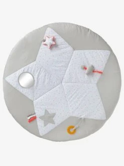 Tapis D'éveil Pluie D'étoiles Blanc Imprimé - Vertbaudet -Promos Jouets Boutique tapis deveil pluie detoiles 3