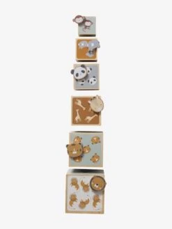 Tour De Cubes Avec Formes à Encastrer En Bois FSC® Beige - Vertbaudet -Promos Jouets Boutique tour de cubes avec formes a encastrer en bois fsc 3