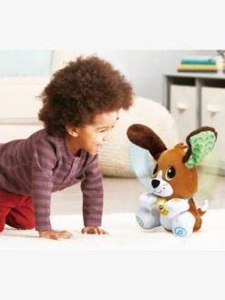 Toutou Parle Avec Moi VTECH Beige/blanc - Toutes Les Marques -Promos Jouets Boutique toutou parle avec moi vtech 1