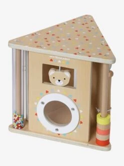 Triangle D'activités Musicales En Bois FSC® Beige - Vertbaudet -Promos Jouets Boutique triangle dactivites musicales en bois fsc 2