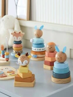 Trio De Tours à Empiler En Bois FSC® Bois - Vertbaudet 12 Trio De Tours à Empiler En Bois FSC® Bois - Vertbaudet -Promos Jouets Boutique trio de tours a empiler en bois fsc 4