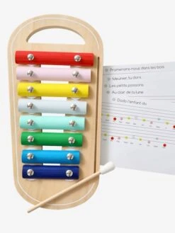 Xylophone Avec Partitions En Bois FSC® Multicolore - Vertbaudet -Promos Jouets Boutique xylophone avec partitions en bois fsc 2